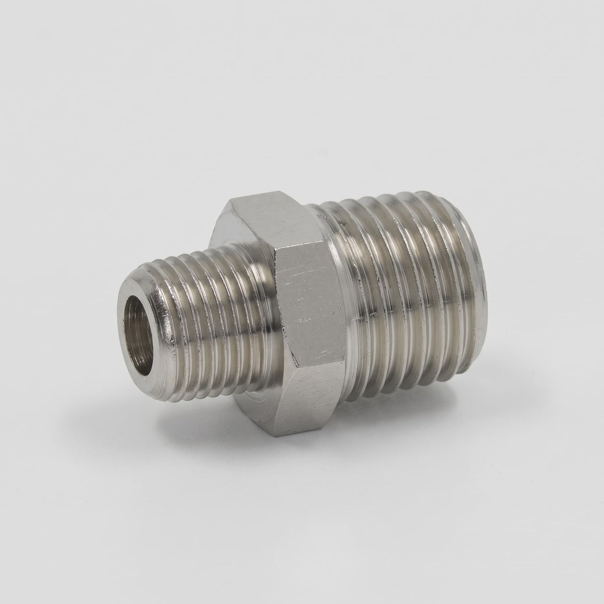Adapter 1/8"M-1/4"M til ny type Slange med vinkel - Rancilio Silvia
