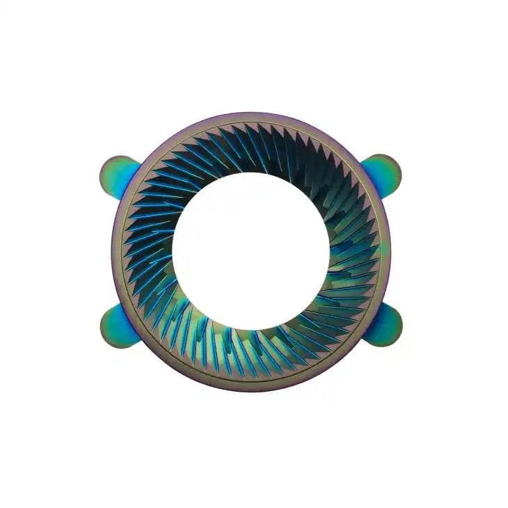 Hypernova Iridescent Titanium 58mm Flat Burrs
