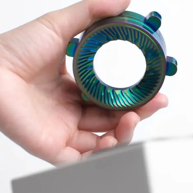Hypernova Iridescent Titanium 58mm Flat Burrs