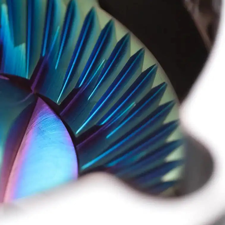 Hypernova Iridescent Titanium 58mm Flat Burrs