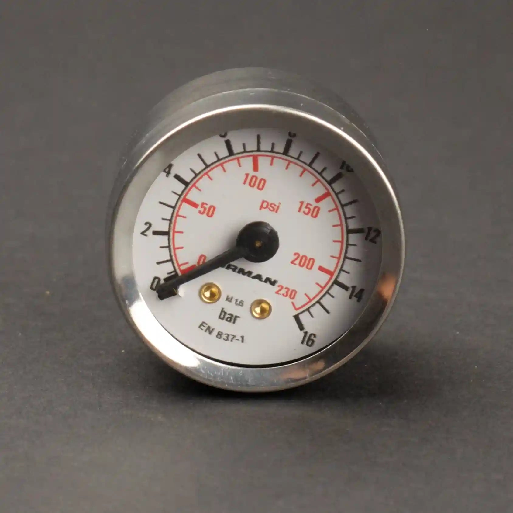 Manometer for pumpetrykk E61-gruppe hvit